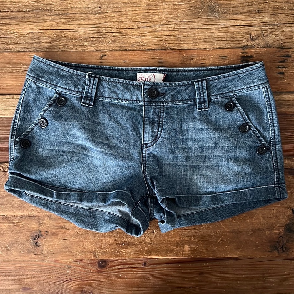 SO Denim Shorts - Super Cute Sailor Inspired Style